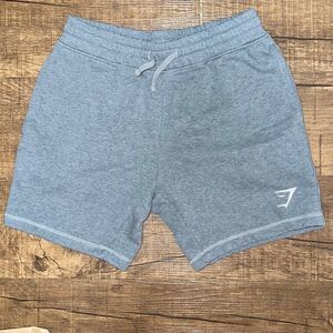 Gymshark charcoal grey crest shorts